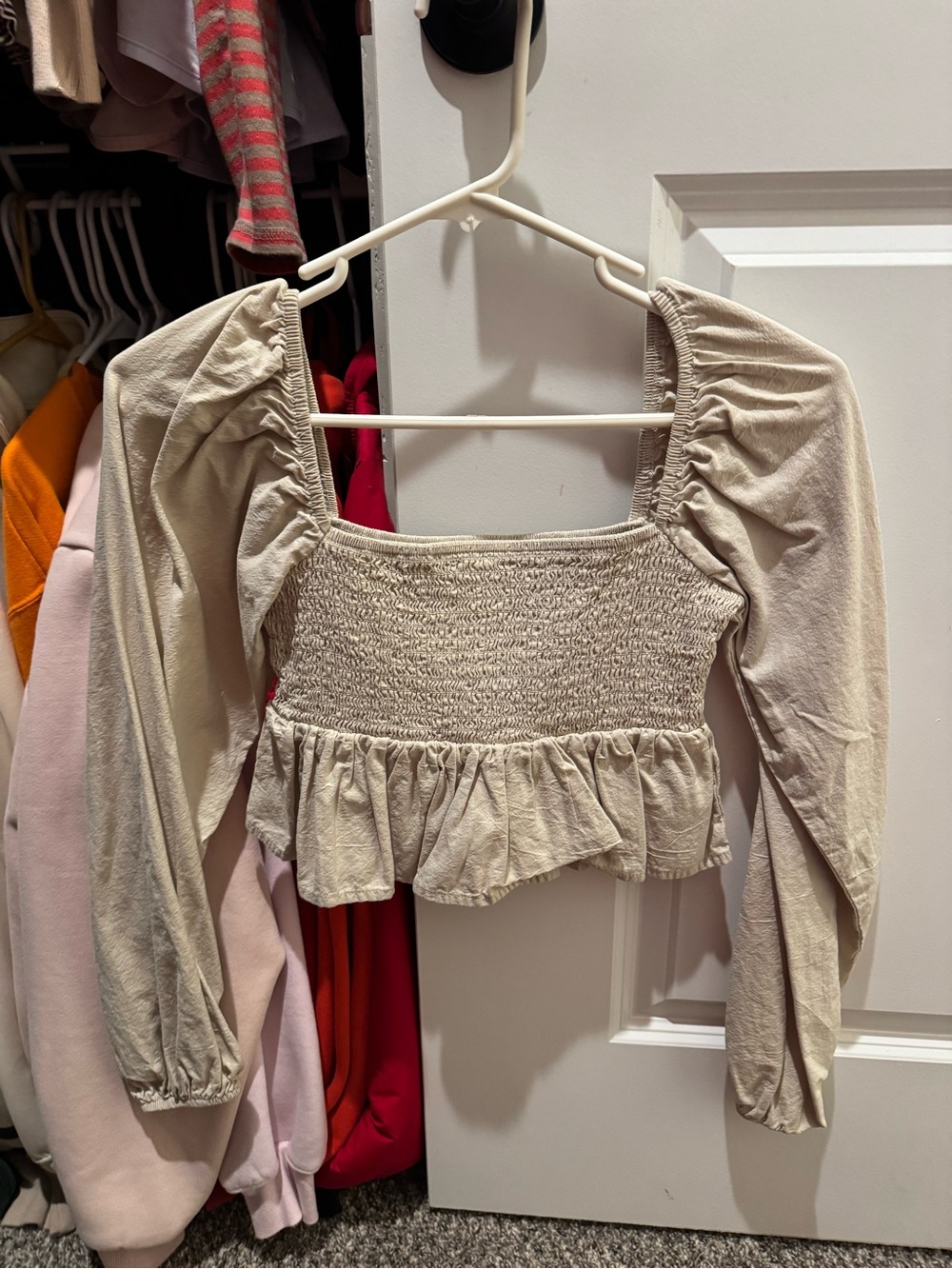 Long-Sleeve Top - light green